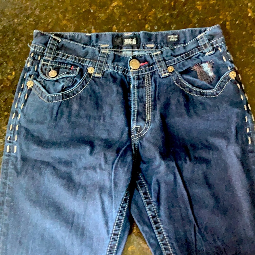 MEK Denim Boston Straight Jeans size 34 x 34.